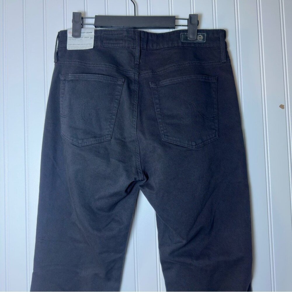 AG Adriano Goldschmied FARRAH BOOT CROP SULFUR BLACK NWT SZ 30 CROPPED BOOTCUT - Picture 8 of 16